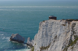 The Needles Old Battery and New Battery Logo